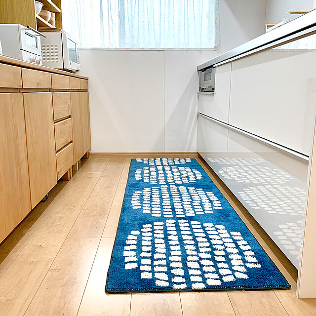 yuzukoの-北欧調デザインのサイズが豊富な抗菌・防臭キッチンマット[日本製] 【選べる11サイズ】の家具・インテリア写真