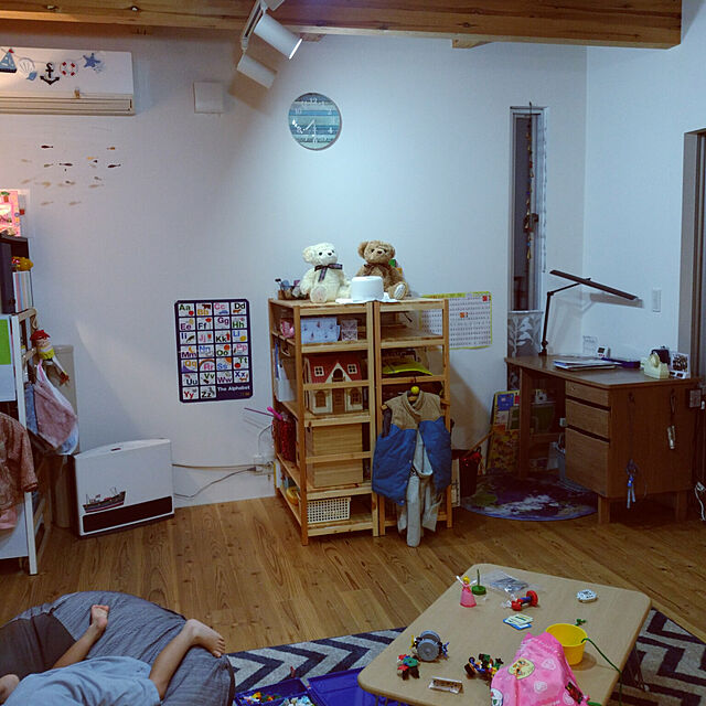 Rudyの-タフに使える手編みバスケット〈ピンク〉の会 フェリシモ FELISSIMO【送料無料】の家具・インテリア写真
