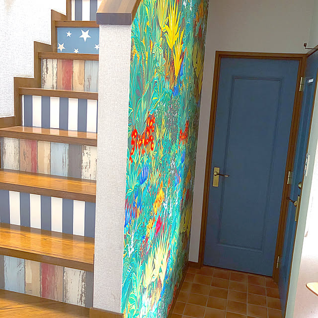 Kanakoの-壁紙 のり付 クロス[生のり付き壁紙/オリジナル壁紙Harelu(ハレル)stellar（ステラ）（販売単位1m）]生のりタイプの家具・インテリア写真