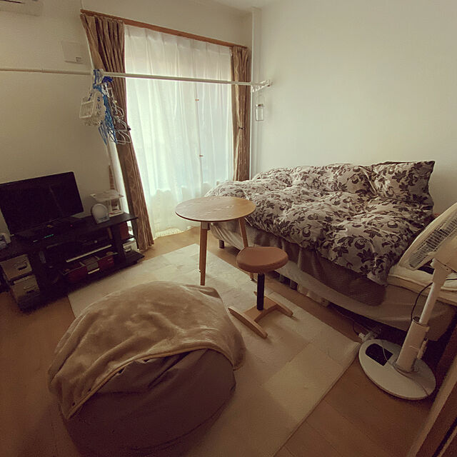 mushiのニトリ-ピローパッド(Nニットボーダー4 BE) の家具・インテリア写真