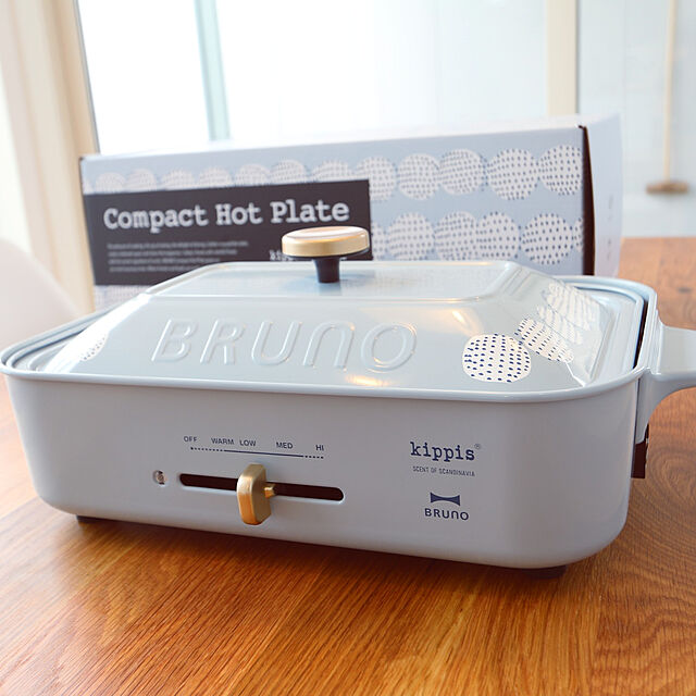 ponokoのBRUNO-ブルーノ BRUNO キッピス ホットプレート 限定カラー BOE082 kippis コンパクトホットプレート パンケーキプレート キッチン家電 電気プレート 焼肉 たこ焼きの家具・インテリア写真