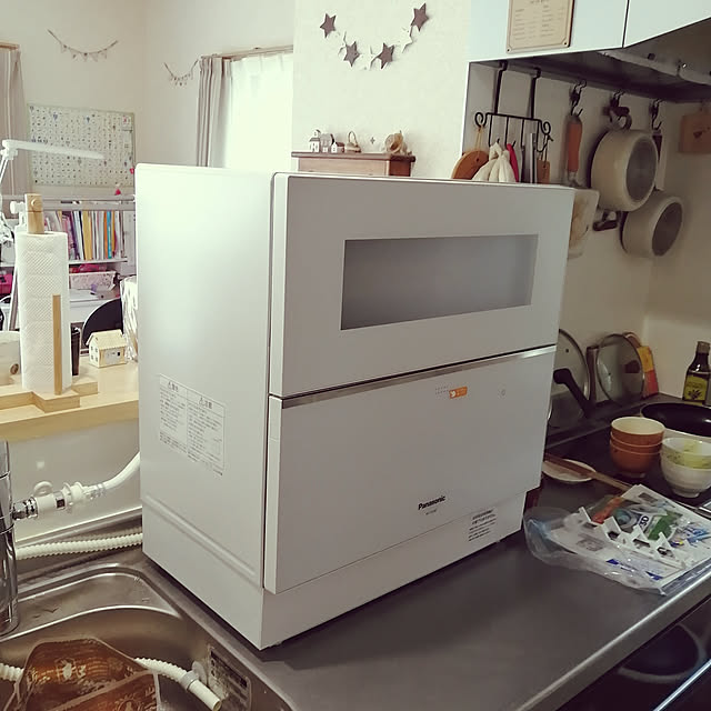 tomomiの-NP-TZ200-W パナソニック 食器洗い乾燥機（ホワイト） 【食洗機】【食器洗い機】 Panasonic [NPTZ200W]の家具・インテリア写真