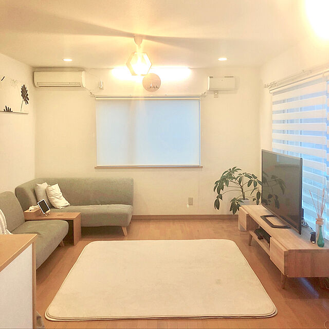 Yumiのニトリ-調光ロールスクリーン (コンビ3WH165x220)  【玄関先迄納品】の家具・インテリア写真