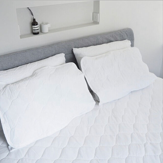 mariの-枕カバー mofua COOL ドライコットン100％ 涼感枕パッド 抗菌 防臭 モフア クール 冷感 クール寝具 夏寝具 冷たい ひんやり 43×63cmの家具・インテリア写真
