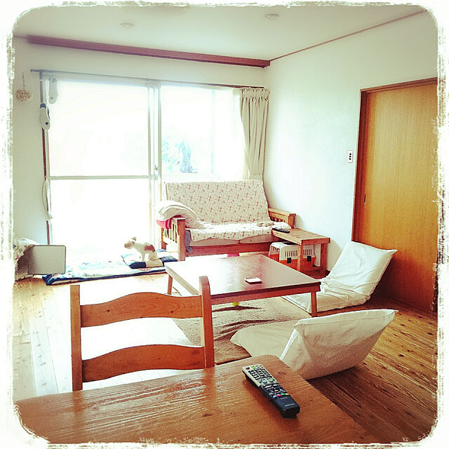 momoの無印良品-座いす大用カバー／綿帆布生成の家具・インテリア写真
