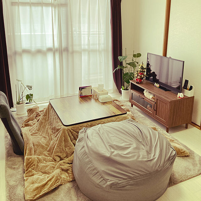 ukaの無印良品-無印良品 体にフィットするソファ(本体)+カバー(グレー) セットの家具・インテリア写真