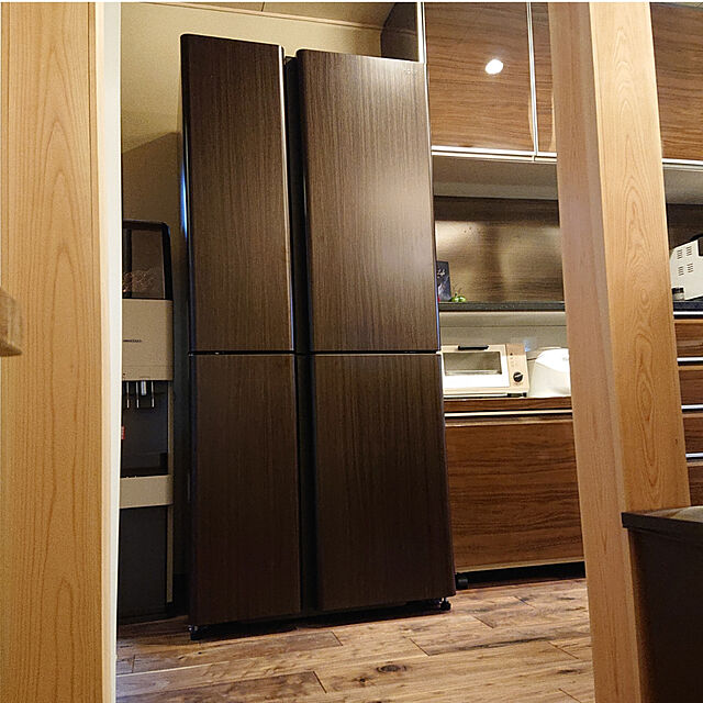 hi..ihの-アクア AQUA 512L 4ドア冷蔵庫 TZシリーズ ダークウッドブラウン AQR-TZ51H-Tの家具・インテリア写真