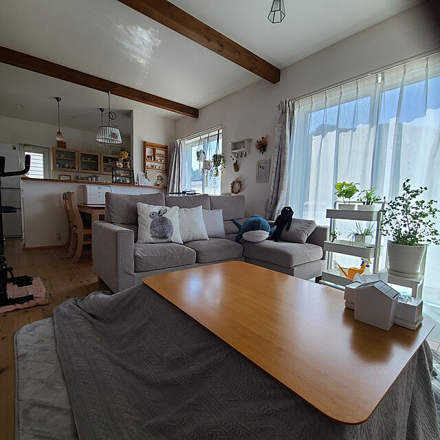 mayumiのニトリ-こたつ掛ふとんカバー 長方形(ケーブル o-i) の家具・インテリア写真