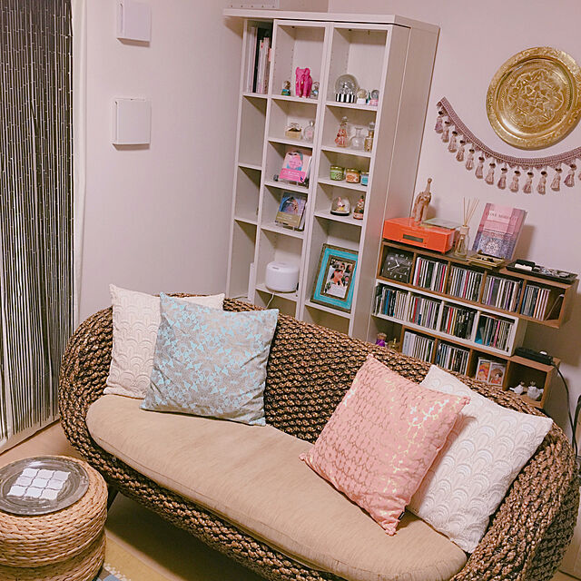 Saoriのニトリ-スライド本棚(エスタンテ W WH) の家具・インテリア写真