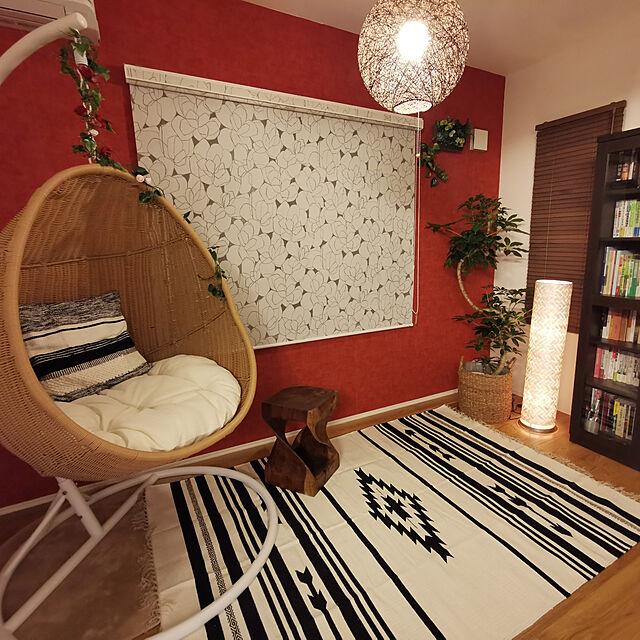 Vivianのニトリ-綿入りジャガード織りラグ(ナチュラルキリムH 130X185) の家具・インテリア写真
