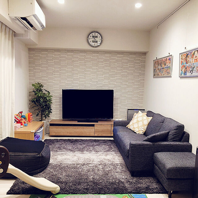 yu_komamaの無印良品-無印良品 体にフィットするソファ用綿デニムカバー ネイビー 良品計画の家具・インテリア写真