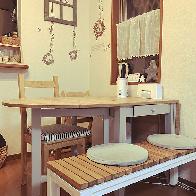 sakusakuのニトリ- ティッシュケース NOSETE2 (ホワイト)の家具・インテリア写真