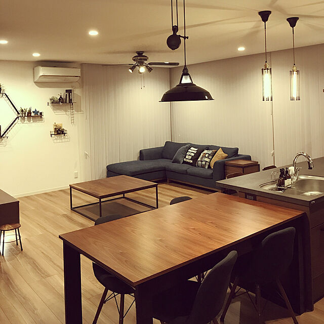 Asamiのニトリ-クッションカバー(グラブ BR) の家具・インテリア写真