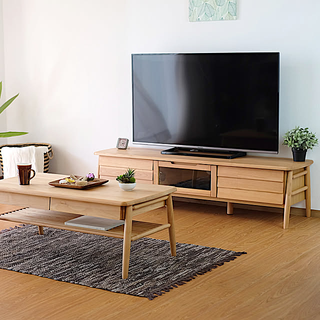 isseiki_furnitureの-ISSEIKI テレビボード 幅152㎝ ナチュラル 木製 ELAN 152 TV (NA)の家具・インテリア写真