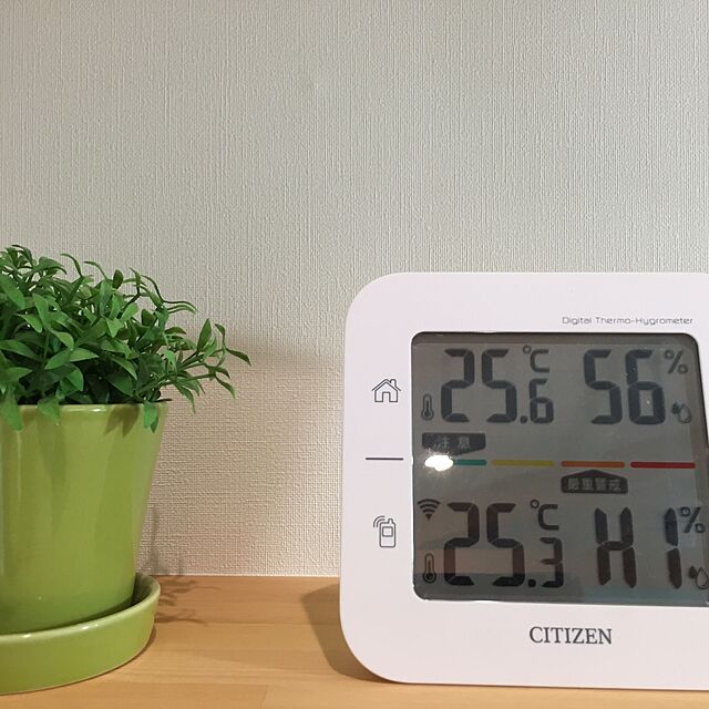 mo.ka.chuのシチズン-シチズンシステムズ THD501 コードレス温湿時計の家具・インテリア写真