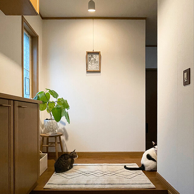 nobikoのオカ-室内用玄関マット  Thinka ヴァケイス ベージュ (コーナー吸着つき)の家具・インテリア写真