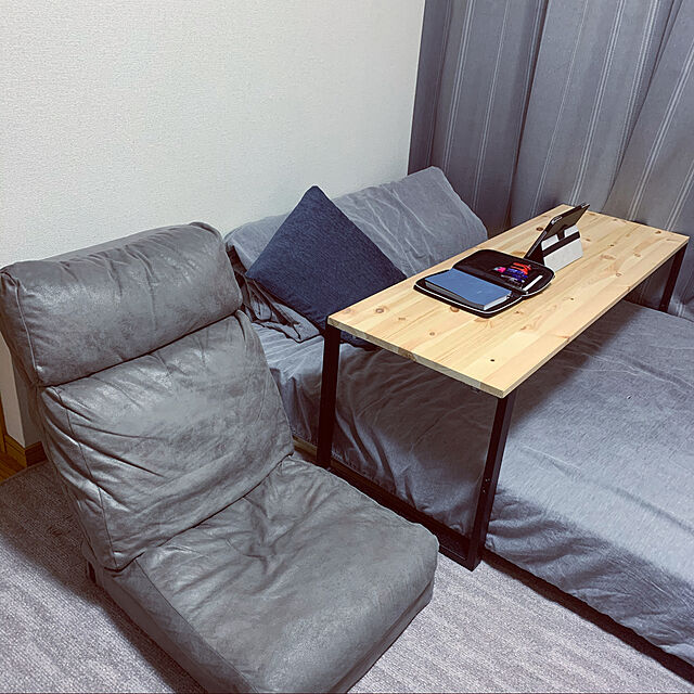 wacchi0323のドウシシャ-インテリアスタイルチェア ルンク ソファ 1人掛け 1人用ソファ 座椅子 リクライニングチェアの家具・インテリア写真
