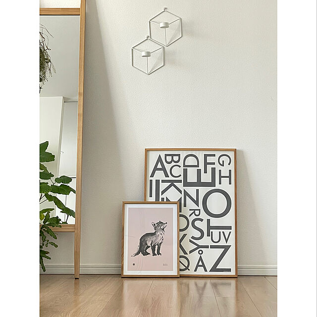 hanatomidorinoheyaの-Paper Collective (ペーパーコレクティブ) フレーム/額 30×40cm オーク 北欧/インテリアの家具・インテリア写真