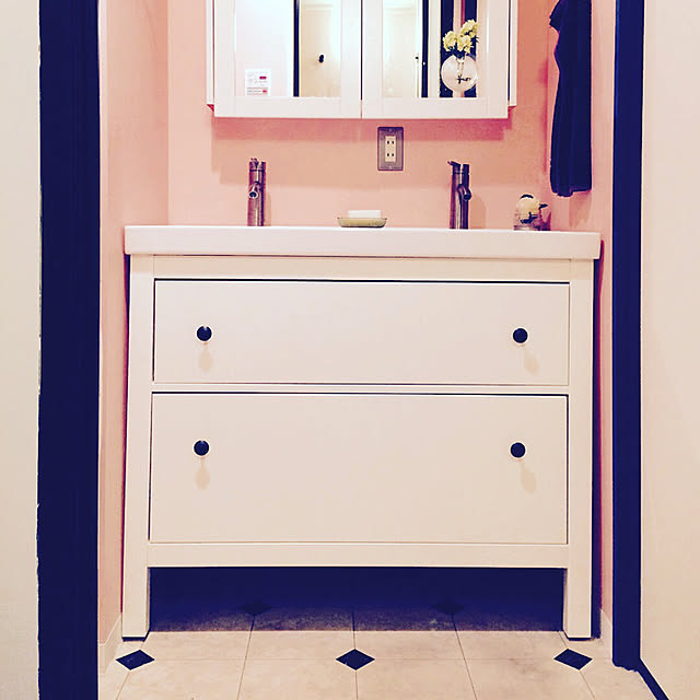 A_plusのイケア-IKEA イケア HEMNES 洗面台（引き出し×2） ホワイト (502.387.21)の家具・インテリア写真