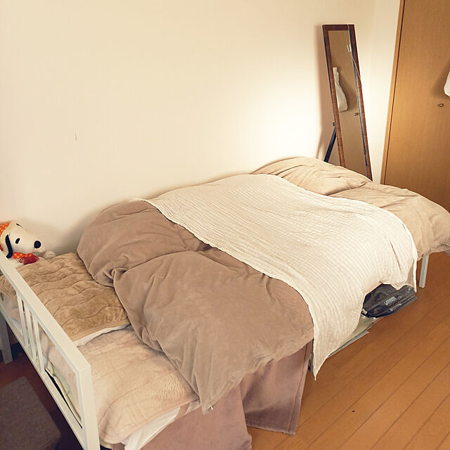 momodarumaの-毛布にもなる掛け布団カバー シングル(Nウォーム GY22A15 S) の家具・インテリア写真