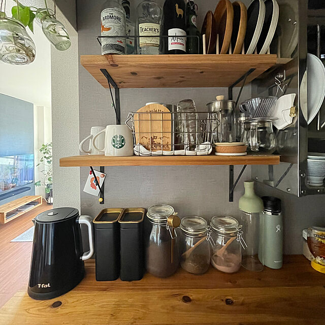 akoのHARIO-HARIO ハリオ フィルターインボトル 水出し茶 コーヒーボトル 耐熱ガラス 抽出 ワインボトル型 洗いやすい お茶 紅茶 ガラスポット 日本製の家具・インテリア写真