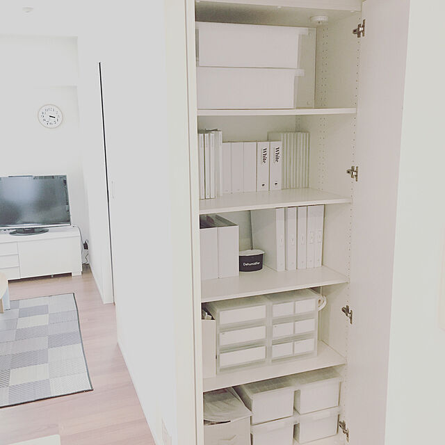 mujitanの-ファイルボックス（ホワイト）の家具・インテリア写真