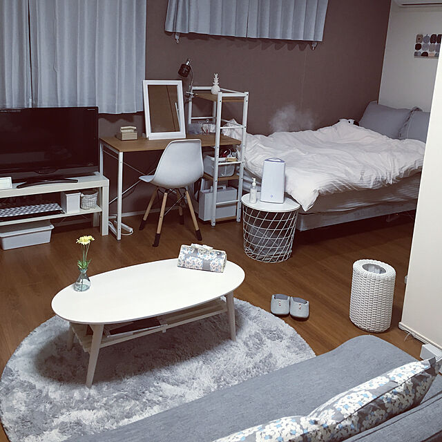 m.me.3のニトリ-ひもなしらくらく掛け布団カバー セミダブル(Nグリップホテル WH SD) の家具・インテリア写真