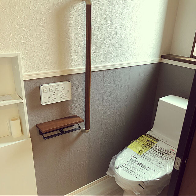 miyuhoのヤマソロ-1年保証 トイレットペーパーホルダー ダブル  木製 アイアン ヴィンテージ トイレ収納 TAO タオ 2連 ヤマソロの家具・インテリア写真