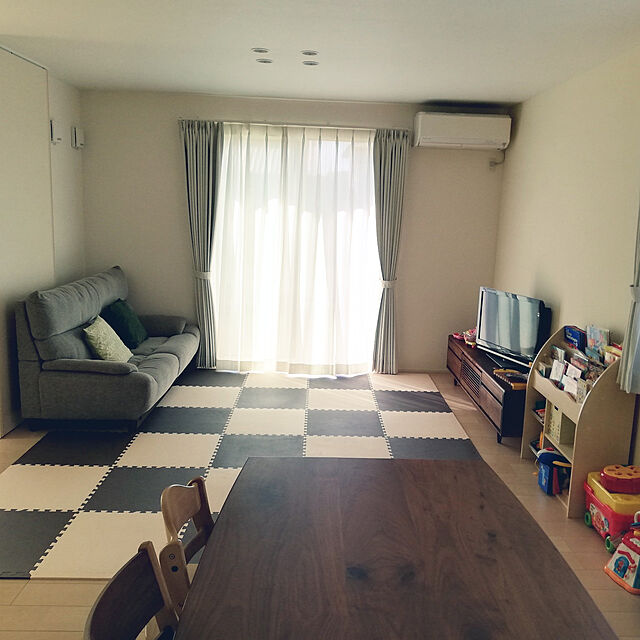 mgmaskのニトリ-クッションカバー(コノハGR) の家具・インテリア写真