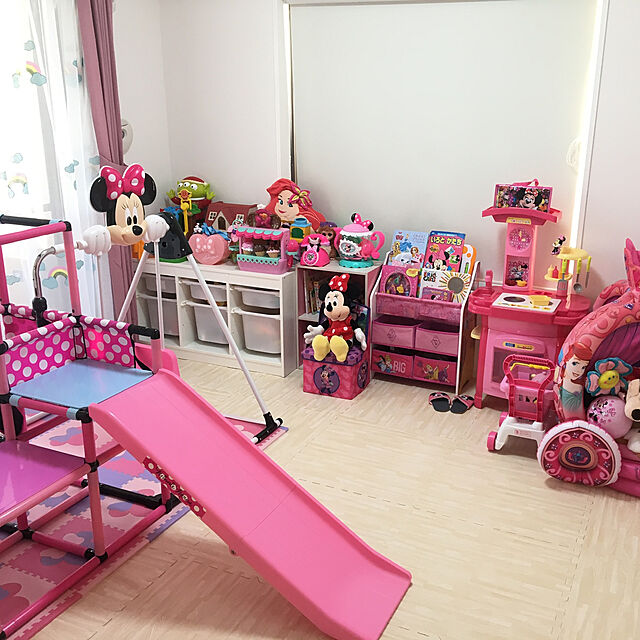 87の-ディズニー プリンセス 本棚 おもちゃ箱 女の子 3-6歳 キャラクター 子供用 家具 収納 Deltaの家具・インテリア写真