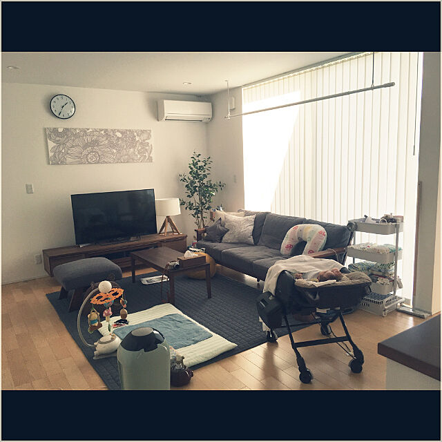 mimooのニトリ-モチモチクッション(モチモチ MYE 40R)  【送料有料・玄関先迄納品】の家具・インテリア写真