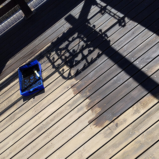 shk6.22の吉田製油所-クレオトップ　ブラウン色　16L(約85～95平米/2回塗り)　クレオソートに代わる新しい木材用防腐剤の家具・インテリア写真