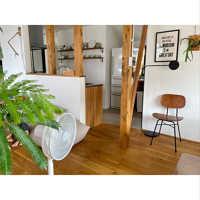 shirokumaの六家-PLANKTON CHAIR　(プランクトンチェア)チーク×ブラックスチール・60年代・"graf"SOGO・ダイニングチェア・デザイン家具の家具・インテリア写真