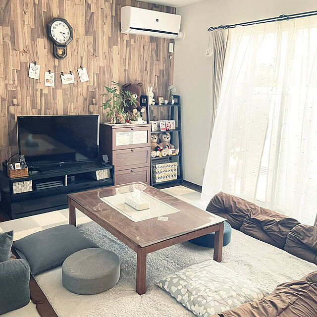 yukimidaifukuのニトリ-あぐらもかける厚型フロアクッション (モノ 40R)  【玄関先迄納品】の家具・インテリア写真