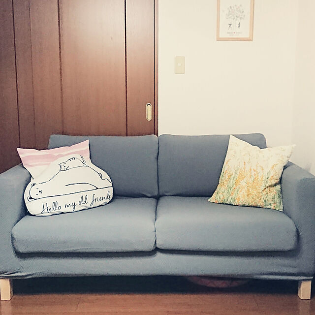 Kyokoの-組み合わせが楽しめるフィットソファーカバー(分割タイプ)の家具・インテリア写真
