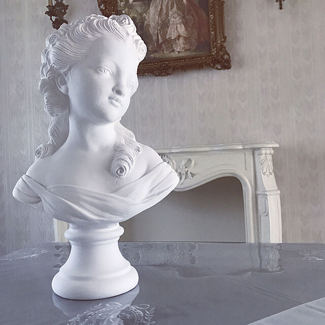 Akie.otsukaの石膏像ドットコム（堀石膏制作）-石膏像 Ｋ－１８０ バラの少女胸像 Ｈ．４５ｃｍの家具・インテリア写真