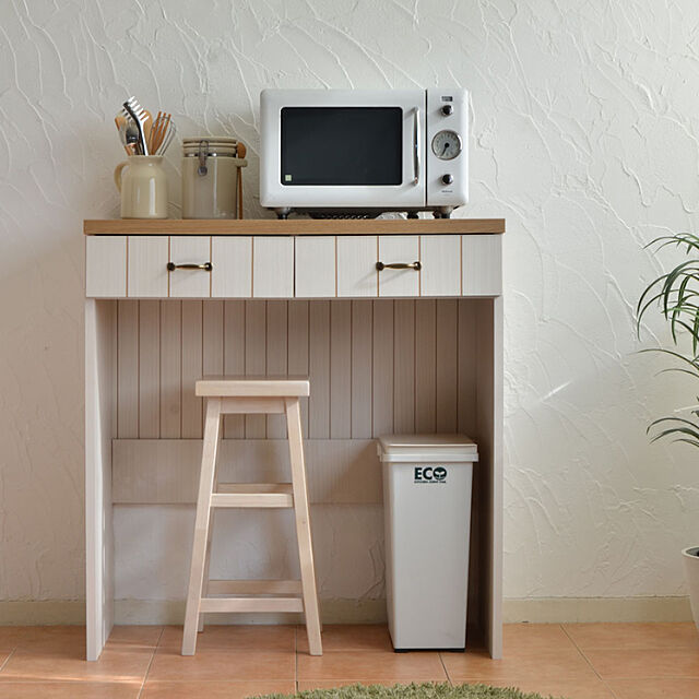 takashin-kaguのタカシン家具工業-カウンターテーブル 机 カウンター キッチンカウンター 引き出し 幅約90cm フレンチカントリー風 組立家具 木製 日本製 CR-C9590の家具・インテリア写真