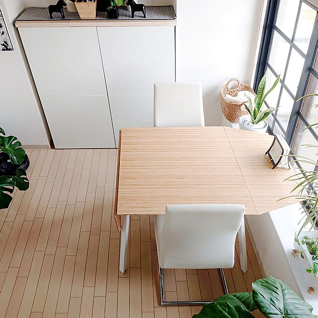 Ruのイケア-【IKEA/イケア/通販】IKEA PS 2012 ドロップリーフテーブル, 竹/ホワイト[G](00206807)の家具・インテリア写真
