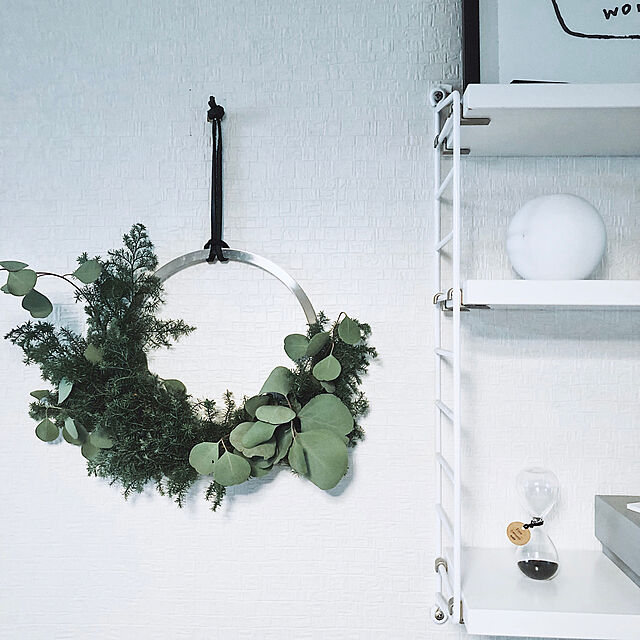 JANEの-Cooee Design リース 土台 ステンレス 20cm 玄関 クリスマス リング 手作り 冬 北欧 モダン おしゃれ nest クーイー クーイーデザイン スウェーデンの家具・インテリア写真