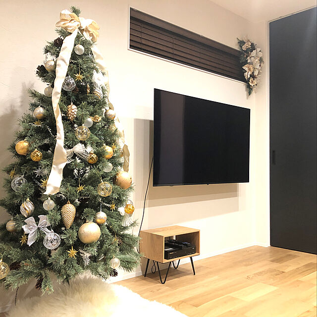 sakuの-クリスマスツリー 北欧 おしゃれ ベツレヘムの星-EX オーナメント 飾り セット LED ヨーロッパトウヒツリーセット180cmの家具・インテリア写真