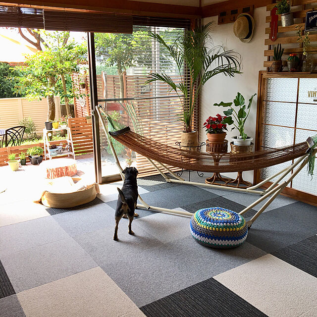 mugijunのニトリ-木目の美しい天然木使用 木製ブラインド(ヴェントDBR88X180) の家具・インテリア写真