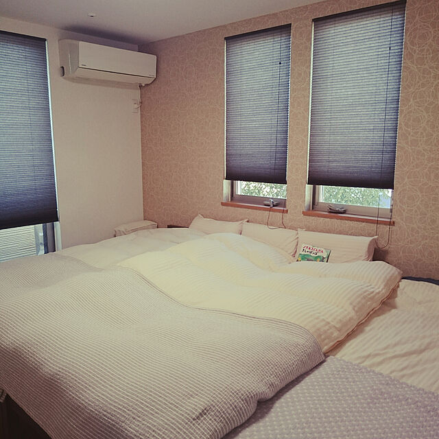 aya13の-夏は涼しく、冬は暖かいお部屋を快適に保つ窓スクリーン ハニカムスクリーン ハニカムシェード 遮光 シングルの家具・インテリア写真