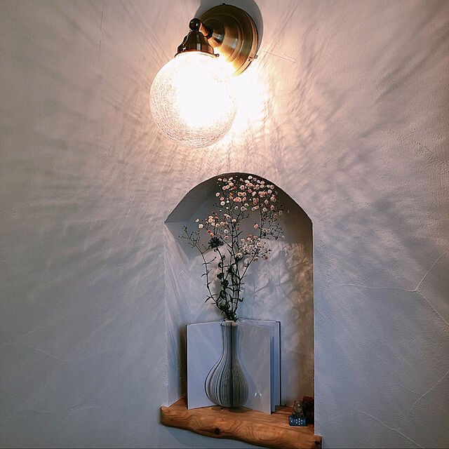 batyaの-E17可動式ブラケットブラス 壁付け照明 壁付けランプ 照明 ブラケット 灯具 LED 白熱球 アクシス 真鍮 可動式 ポタフルールの家具・インテリア写真