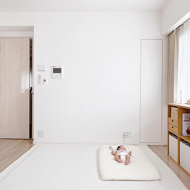 shiori.s_02の-洗える ベビー布団セット レギュラーサイズ 70×120cm 5点 【 パイル 】 綿100％ ふとん シンプル かわいい 赤ちゃん 新生児 出産準備の家具・インテリア写真