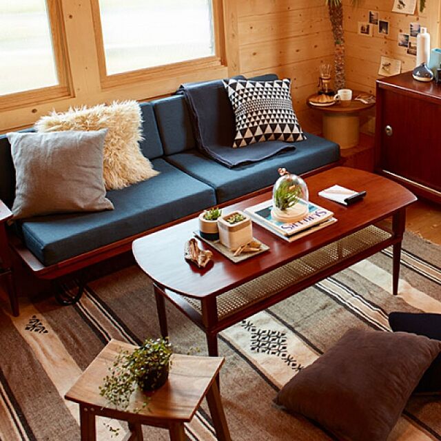 MyPlaceStoreの-ミッドセンチュリーテイスト　 3人掛け フラットソファ カリフォルニアスタイル　カノンの家具・インテリア写真