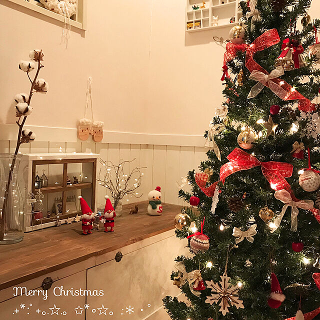 aminchanの-【正規品】NORDIKA nisse ノルディカ ニッセ クリスマス 木製人形（そりをひいたサンタ／レッド／NRD120060)【北欧雑貨】の家具・インテリア写真