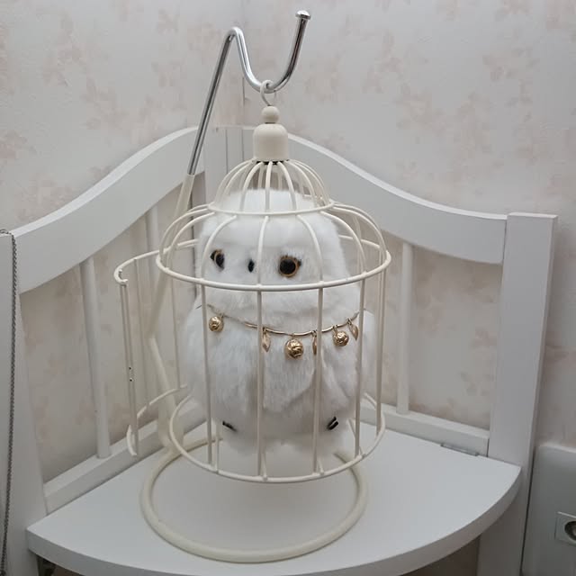 Miuの吉徳-動物のぬいぐるみ　ホワイトフクロウ　180802　日本メーカー　吉徳　動物園の家具・インテリア写真