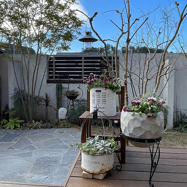 maimai0110の-ガーデニング雑貨 ガーデン フェンス アイアン アンティーク『ホワイトジャルダンPARIS』の家具・インテリア写真