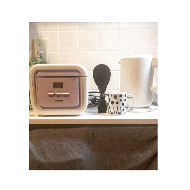 HC_unaのタイガー魔法瓶-タイガー マイコン炊飯器 「炊きたて」 tacook 3合 シンプルホワイト JAJ-A551WSの家具・インテリア写真