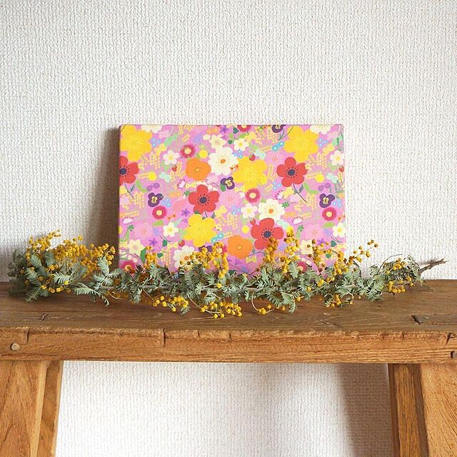 chieheavenの-happy garden ファブリックパネル (yellow)の家具・インテリア写真